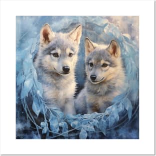 Wolfdog Puppies Posters and Art